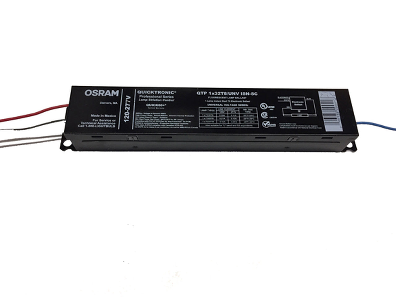 Waldmann Lighting 309368010, Power Option , RL70 Ballast, Elect, 1x17w/24w/32w, 120-277V 50-60Hz