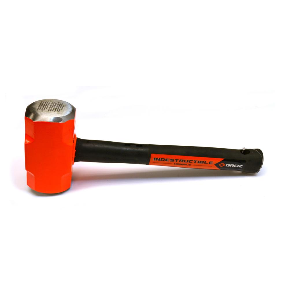 GROZ 34522; 8 lb  Steel Sledge Hammer, 12 in. Indestructible Handle