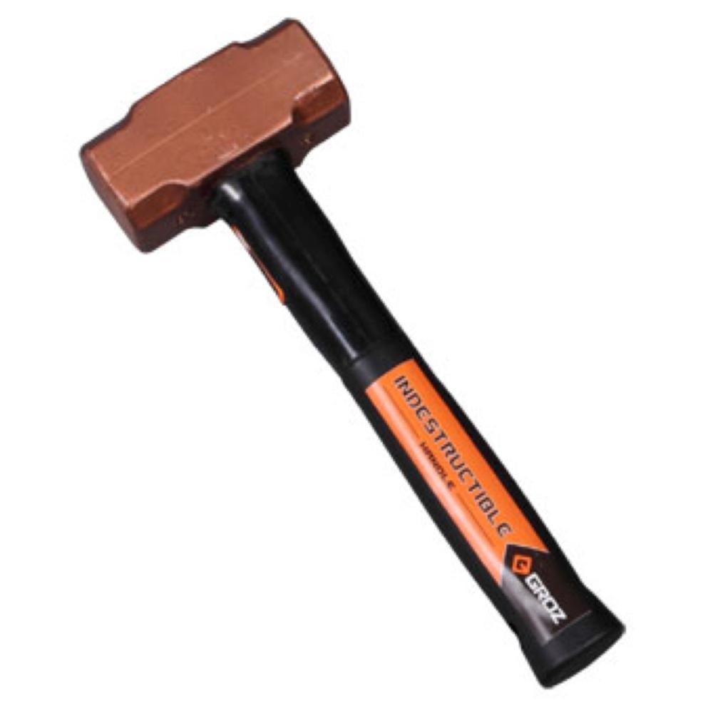 GROZ 34603; 2.5 lb  Copper Sledge Hammer, 16 in. Indestructible Handle