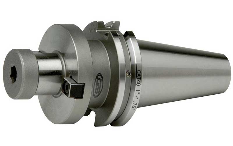 GS-531-222: 1 in. Dia. Arbor, CAT50 Shell Mill Holder Adapter, with 8 in. Projection, 1/2-20 Threads