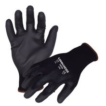 Load image into Gallery viewer, Commander (CM2000) General Purpose Work Gloves, Nylon w/ Polyurethane Palm/Finger Coating, Medium, Case of 12 Pairs
