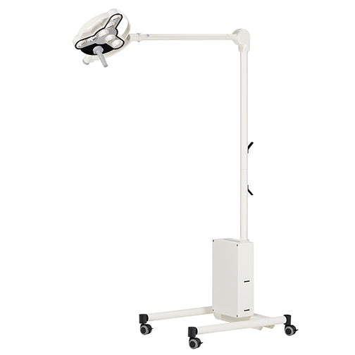 Waldmann D16220000, TRIANGO 80-1 F LED Medical Procedure Light, battery, 80,000 lux, Mobile Floor Stand with Battery, Dimming