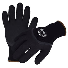 Load image into Gallery viewer, (LW1030) Winter Work Gloves, Acrylic w/ Acrylic Fleece Interior and Black Foam Latex 3/4 Coating, Medium, Case of 12 Pairs
