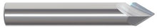 Load image into Gallery viewer, 209-062375: 3/8in. Dia., 2-1/2in. Overall Length, 2-Flute, Carbide Chamfer Mill- SE, 60 deg, Uncoated, USA
