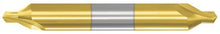Load image into Gallery viewer, 300-001501: #00 Carbide Center Drill (Combo Drill/Countersink)- 60 deg, 1/8 Shank,  1-1/2 OAL, TiN, USA
