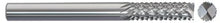 Load image into Gallery viewer, 782-001070: 1/4 in. Dia., 1 in. Length Of Cut, 3 in. Overall Length Carbide Router Mill; Diamond Cut, Style C- Burr End Mill Style, BRIGHT, USA
